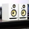 KRK ROKIT 5 Gen4 Studio Monitor – White, Pair (Used, Good Condition) - Image 3