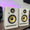 KRK ROKIT 5 Gen4 Studio Monitor – White (Used, Good Condition, Pair) - Image 3