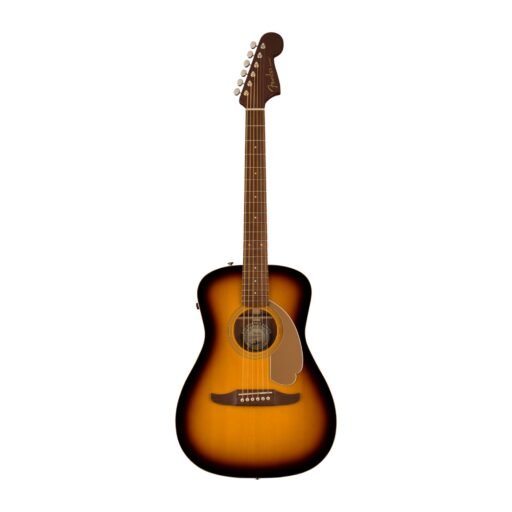 Fender Malibu Player, Walnut Fingerboard, Gold Pickguard, Sunburst