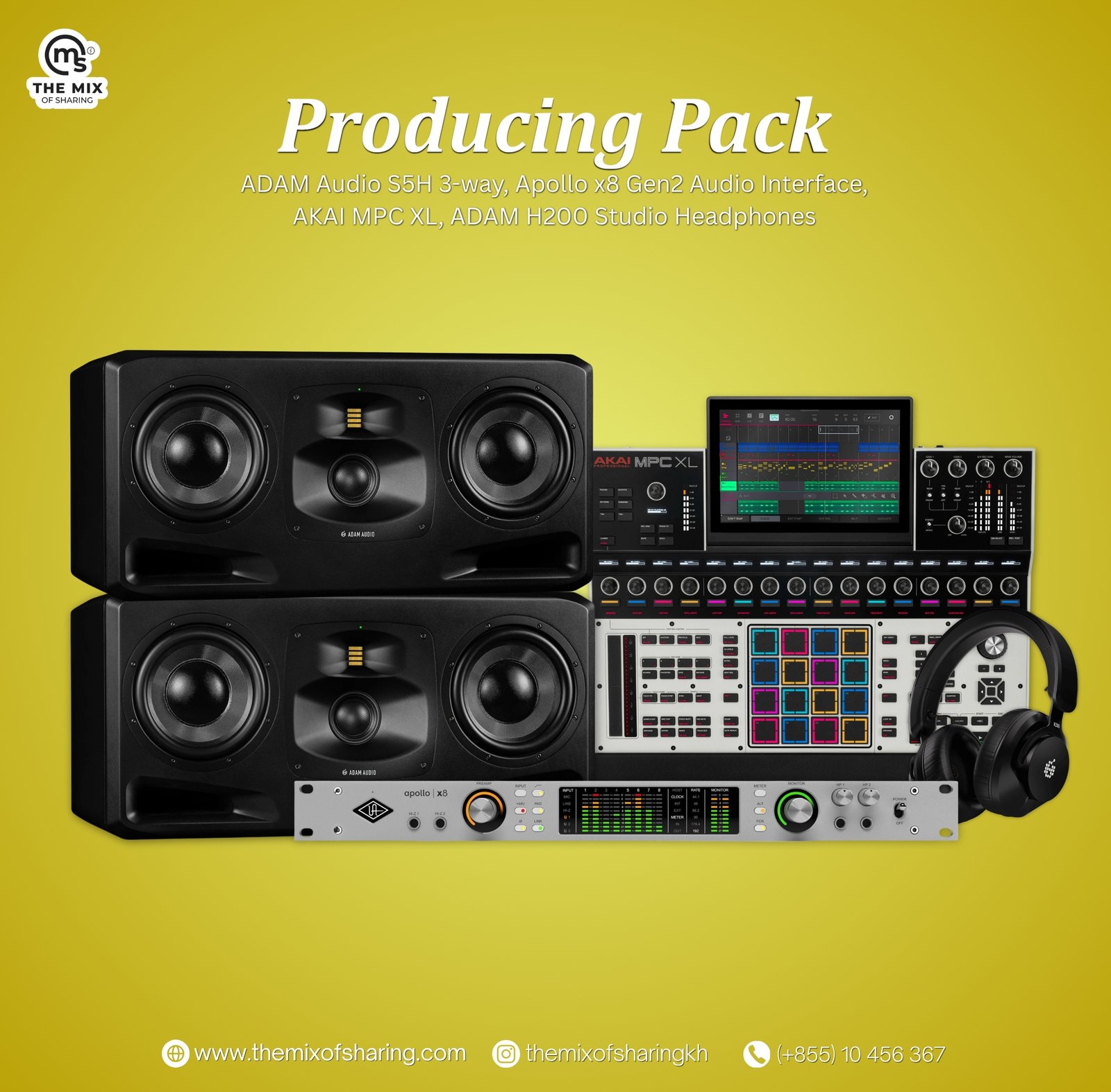 ADAM Audio S5H Producing Pack