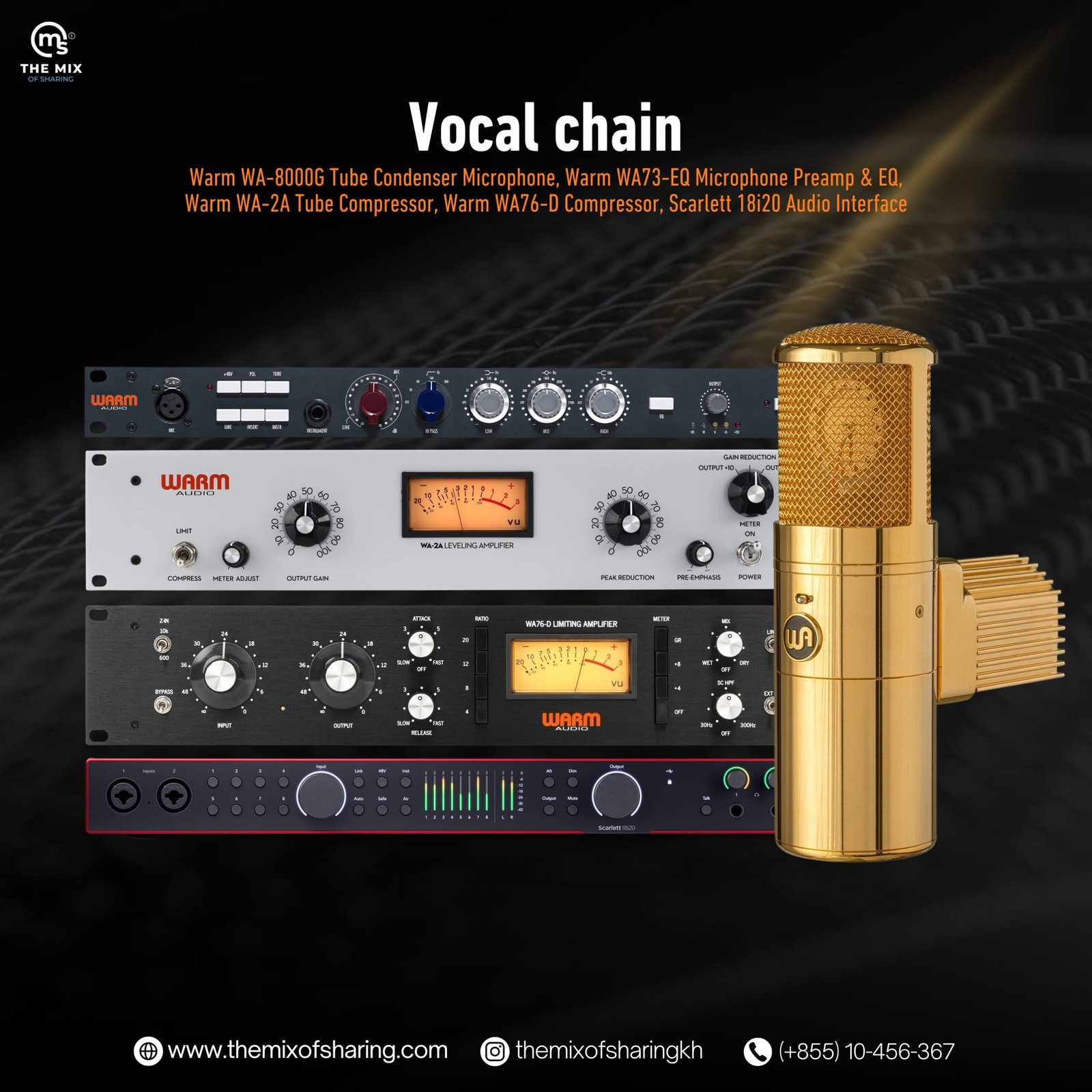 Warm Audio WA-8000G Vocal Chain