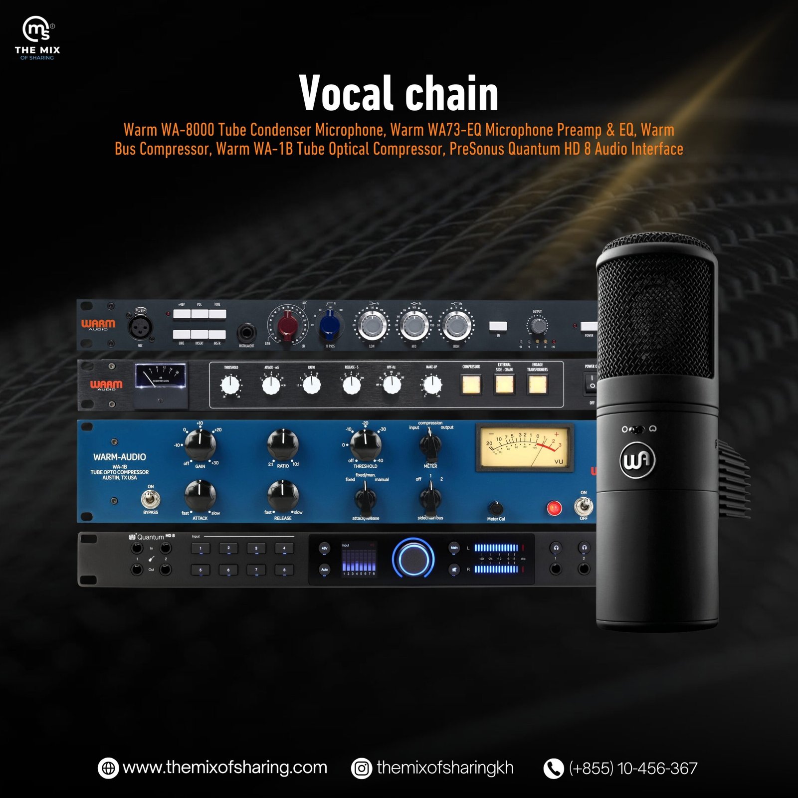 Warm Audio WA-8000 Vocal Chain