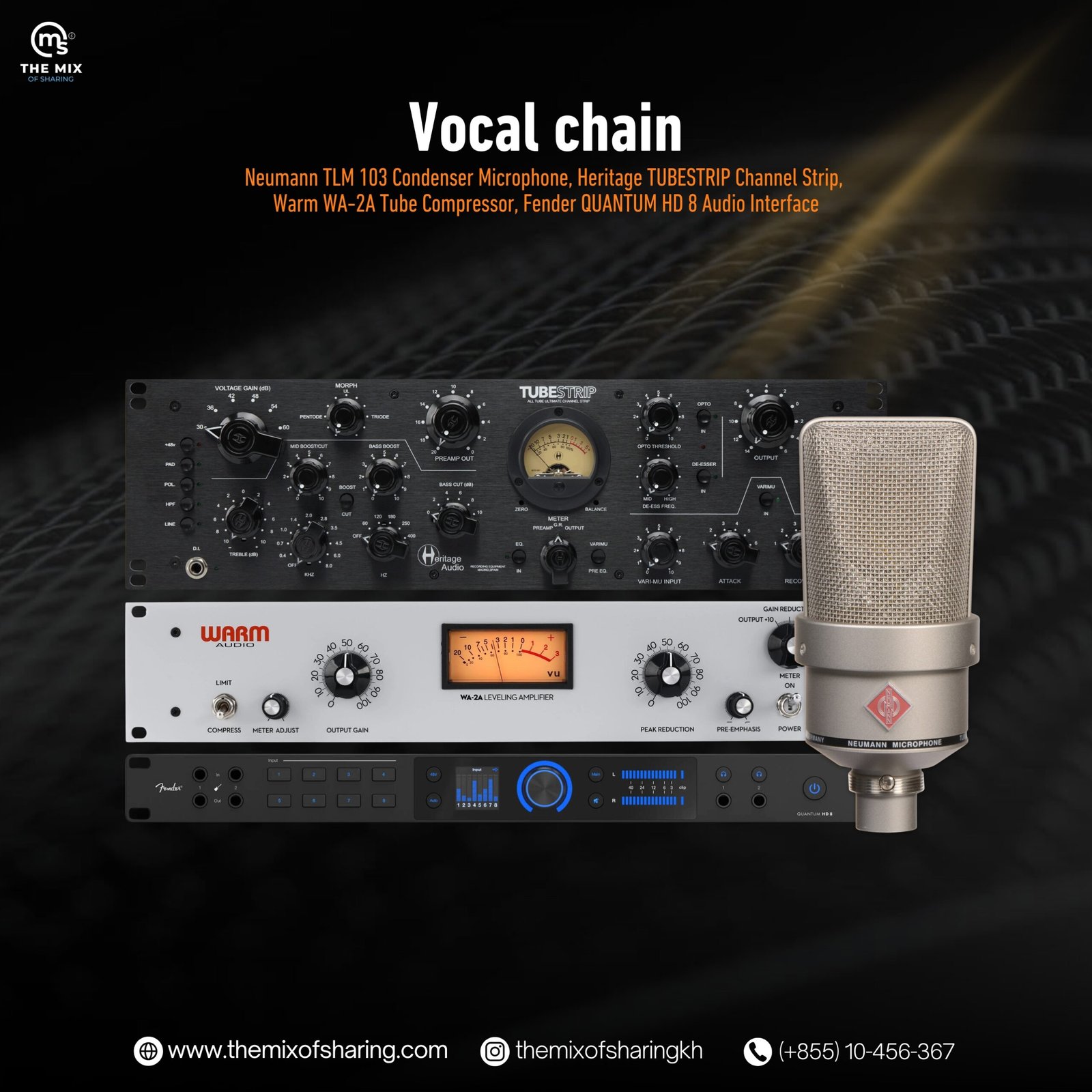 Neumann TLM 103 Vocal Chain